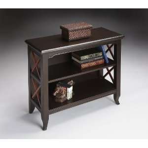  Loft Low Bookcase in Distressed Transitional Cherry 