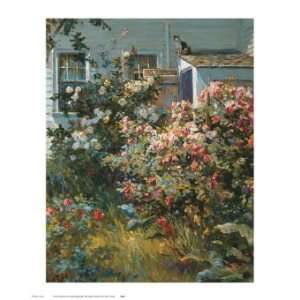 Abbott Fuller Graves Backyard Garden 26x32 Poster Print 