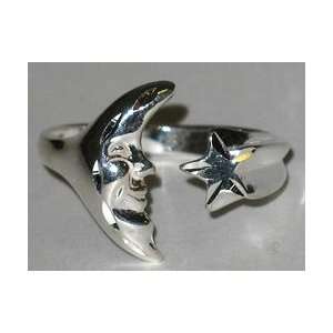  Ring Moon & Star, Adjustable (JRMOOA) Beauty