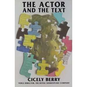    The Actor and the Text   Applause Books Musical Instruments