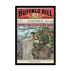 The Buffalo Bill Stories Buffalo Bills Leap in the Dark 12x18 Giclee 