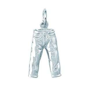  Sterling Silver Jeans Charm Arts, Crafts & Sewing