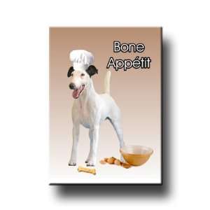  Smooth Fox Terrier Bone Appetit Chef Fridge Magnet 