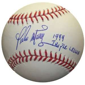   Autographed Baseball w/ 1999 Triple Crown Insc Sports Collectibles