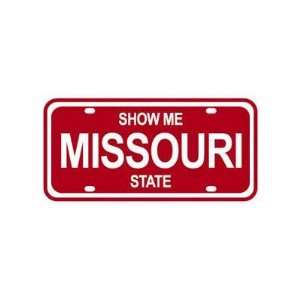  Self Adhesive License Plate   Missouri Automotive