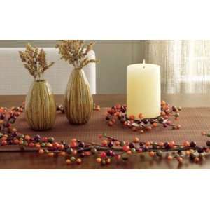 Fall Berry Candle Wreath 