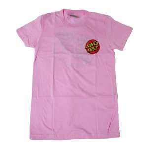 Santa Cruz Girls T Shirt Classic Dot Fitted   Medium 