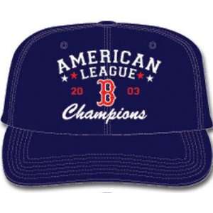 Boston Red Sox 2003 AL Champions Cap:  Sports & Outdoors