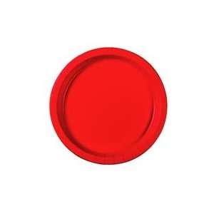  9 in. Red Paper Plates Toys & Games