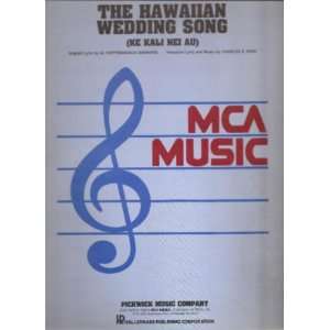  Sheet Music The Hawaiian Wedding Song Charles King 58 