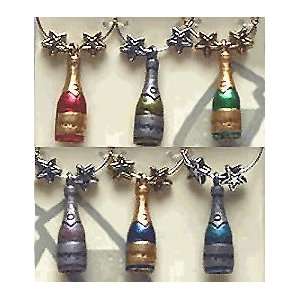   Painted Wine Glass Charms from the Original that wine is mine   1463P