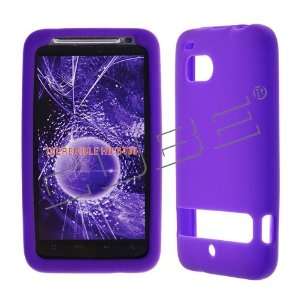 HTC 6400 ThunderBolt Premium Skin Purple Silicone Skin Cover for HTC 