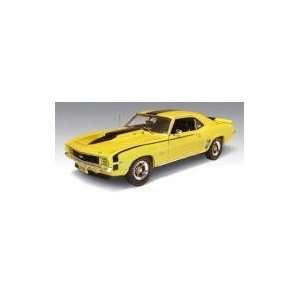  1969 Baldwin Motion Camaro Daytona Yellow Diecast Model 