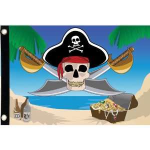  Seafarer Pirate Flag   Treasure Hunt Patio, Lawn & Garden
