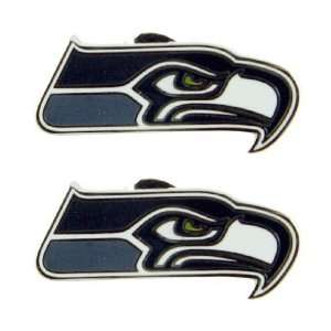 Seattle Seahawks Team Logo Post Earrings: Sports 