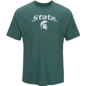  Izod Michigan State Spartans Slub T Shirt: Sports 