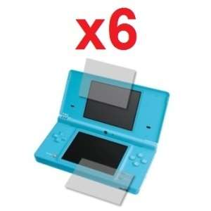 6X CLEAR LCD SCREEN SHIELD PROTECTOR FOR NINTENDO DSi  