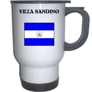  Nicaragua   VILLA SANDINO White Stainless Steel Mug 