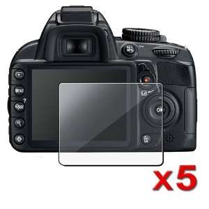  5pcs For Nikon D3100 Screen Protector LCD Film Guard 