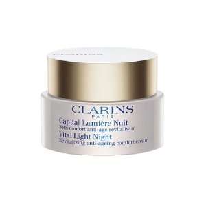  Clarins Vital Light Night Cream for Dry Skin Beauty