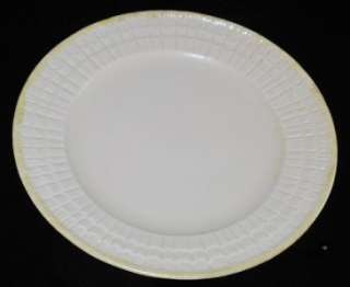 Belleek LIMPET YELLOW Salad Plate, Gold Mark  