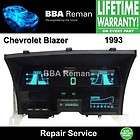 1993 Chevrolet Blazer Instrument Cluster Repair Service 93 Chevy Dash 