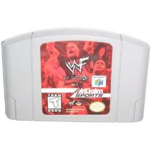    Nintendo 64 WWF Attitude Get It Video Game   USED Toys & Games