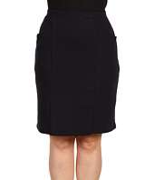 Anne Klein Plus   Plus Size Knit Pencil Skirt w/ Pocket Detail