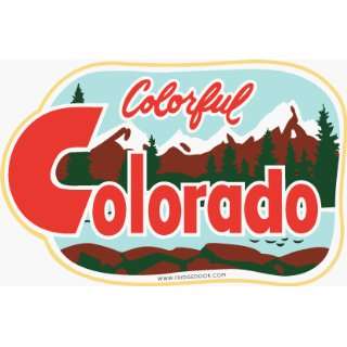  Fridgedoor Colorful Colorado 2 Car Magnet Automotive