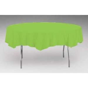  Round Table Cover 2/Ply Poly Tissue, Fresh Lime
