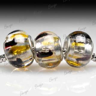 5pcs murano glass European beads charm fit bracelet necklace wholesale 