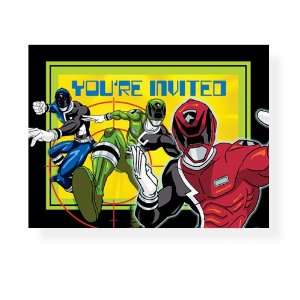  Power Rangers Space Patrol Invitations   8 Count Toys 