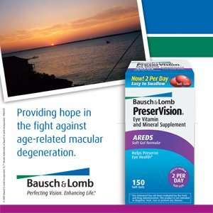  Bausch & Lomb PreserVision Eye Vitamin and Mineral Support 