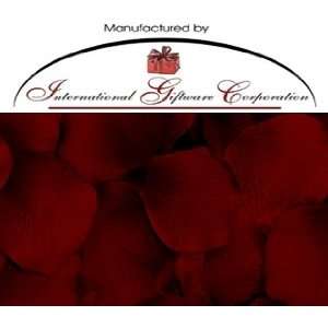 2000 Silk Rose Petals Wedding Favors   Solid Colors   Burgundy  