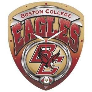   Collegiate 13 High Def Plaque Clock   Boston College