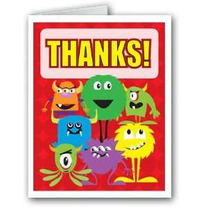  Funny Monster Child Thank You Note Card   10 Boxed Cards 
