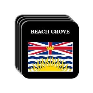  British Columbia   BEACH GROVE Set of 4 Mini Mousepad 