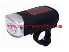   Solar Powered LED Bicycle/Bike Light + Standalone Torch survival to