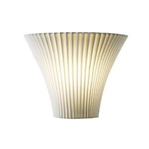  Small Flared Pleat Wall Sconce