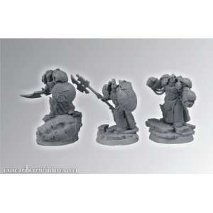   28mm Fantasy Miniatures: Spartan SF Warriors Set 1 (3): Toys & Games