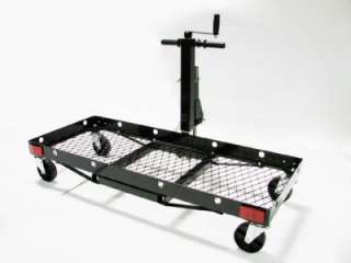   CARGO LUGGAGE CARRIER LIFT 2 RECEIVER WITH WHEELS & TRAILER JACK