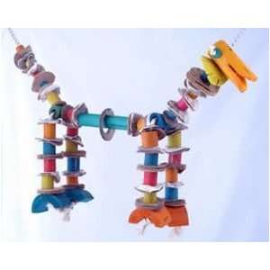   BamBoozlers Dog Shape Bird Swing Large 18in Ht x 11in: Pet Supplies
