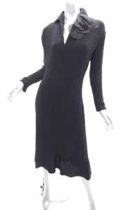GUY LAROCHE COLLECTION PARIS VINTAGE Black Dress SM  