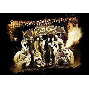  Motley Crue   Festival Circus Textile Poster