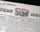   1822 LEXINGTON KY Kentucky Fayette Urban County Co.Old Newspaper