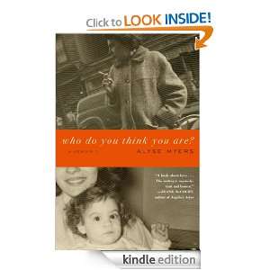  Who Do You Think You Are? eBook Alyse Myers Kindle Store