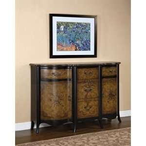  Powell Masterpiece Floral Console Cabinet