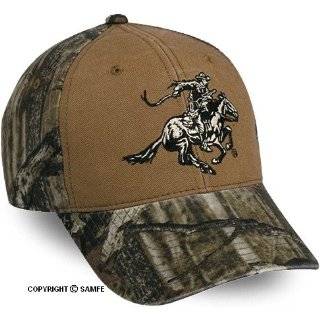  Winchester Horse and Rider Brushed Canvas Cap Clothing