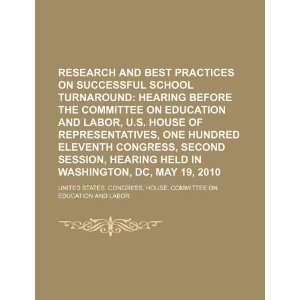 Research and best practices on successful school turnaround hearing 