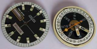 used AS 1988 automatic watch movement & Dial 333 feet  